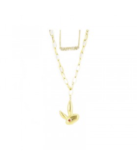 Collier Femme Enzo Collection EC-SFL-349LSN